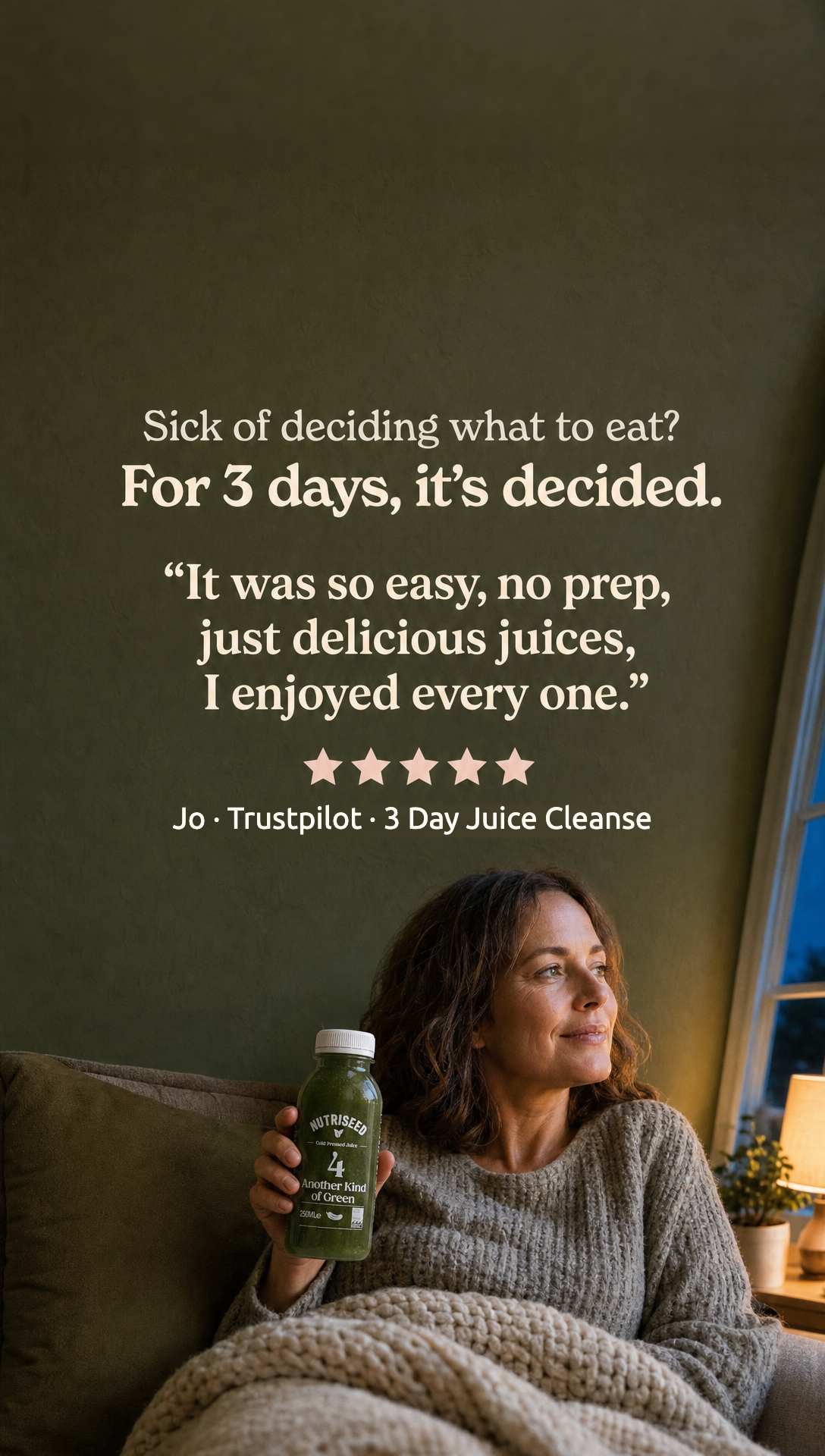 08. Lifestyle and quote: sick of deciding what to eat